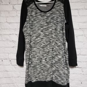 Maurices Plus Size Crew Neck Sweater Tunic Top